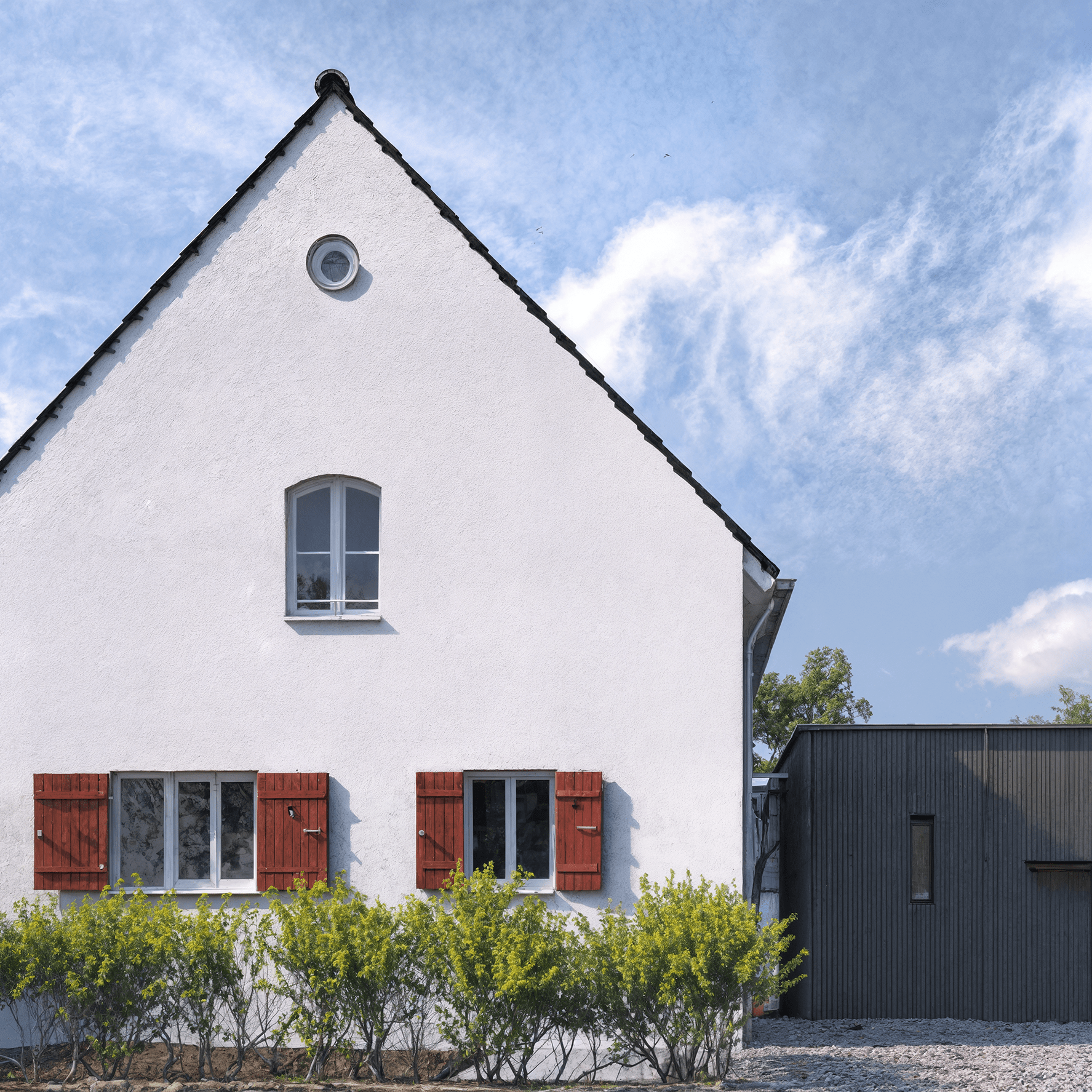 The two window house render